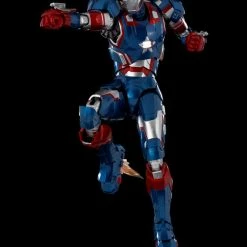 Vendor-unknown Threezero Marvel Avengers Infinity Saga Iron Patriot DLX 1/12 Scale Die-Cast Action Figure