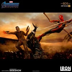 Maybang's Collectibles Iron Studios Marvel Comics Avengers Endgame Iron Spider VS Outrider Art Scale 1/10 Battle Diorama Series Statue