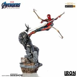 Maybang's Collectibles Iron Studios Marvel Comics Avengers Endgame Iron Spider VS Outrider Art Scale 1/10 Battle Diorama Series Statue