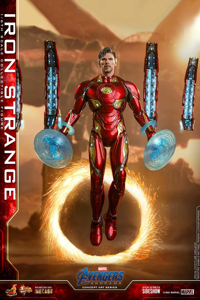 Maybang's Collectibles Hot Toys Marvel Avengers Endgame Concept Art Series Collection Doctor Strange Iron Strange Suit Diecast 1/6 Scale 12" Collectible Figure 4 Maybang's Collectibles Hot Toys Marvel Avengers Endgame Concept Art Series Collection Doctor Strange Iron Strange Suit Diecast 1/6 Scale 12" Collectible Figure
