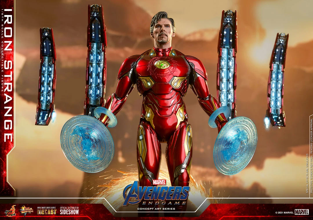 Maybang's Collectibles Hot Toys Marvel Avengers Endgame Concept Art Series Collection Doctor Strange Iron Strange Suit Diecast 1/6 Scale 12" Collectible Figure 10 Maybang's Collectibles Hot Toys Marvel Avengers Endgame Concept Art Series Collection Doctor Strange Iron Strange Suit Diecast 1/6 Scale 12" Collectible Figure