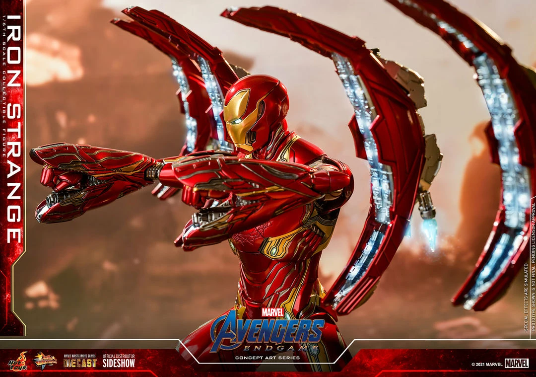 Maybang's Collectibles Hot Toys Marvel Avengers Endgame Concept Art Series Collection Doctor Strange Iron Strange Suit Diecast 1/6 Scale 12" Collectible Figure 14 Maybang's Collectibles Hot Toys Marvel Avengers Endgame Concept Art Series Collection Doctor Strange Iron Strange Suit Diecast 1/6 Scale 12" Collectible Figure