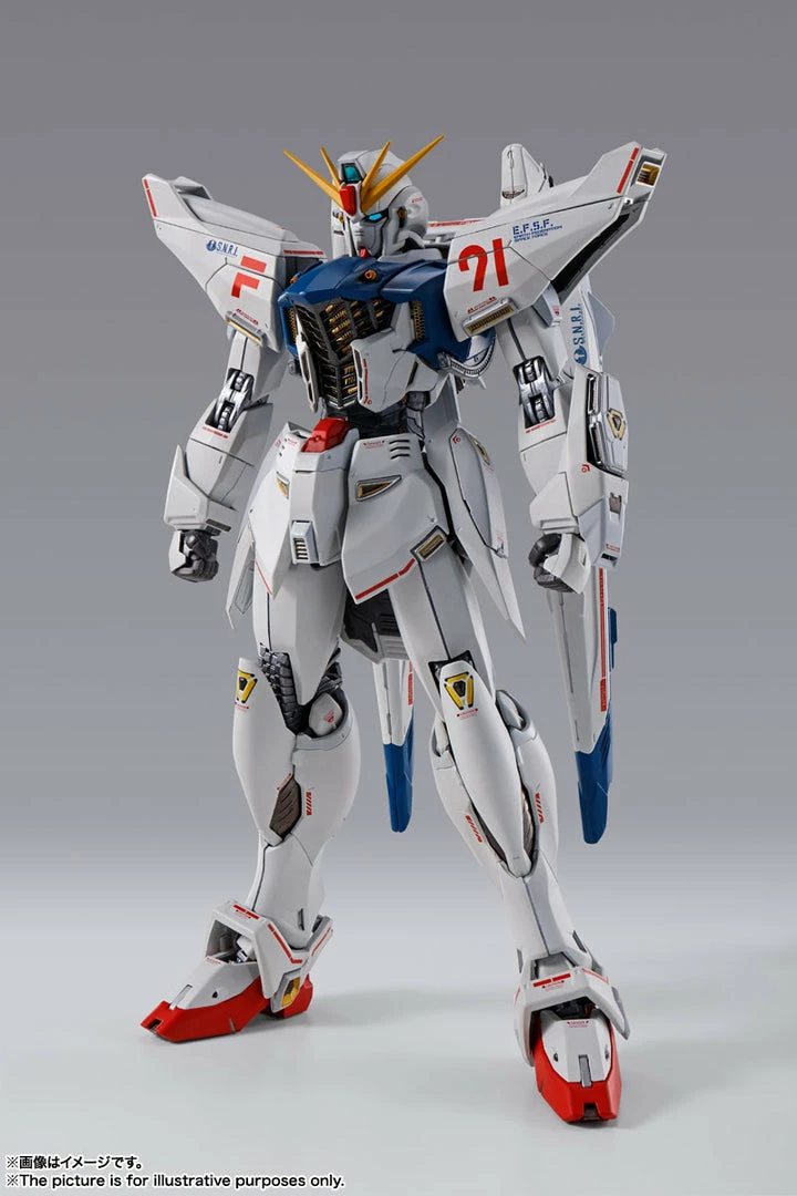 Maybang's Collectibles Bandai Gundam F91 Metal Build Gundam Formula 91 (Chronicle White Ver.) Exclusive Diecast Action Figure 1 Maybang's Collectibles Bandai Gundam F91 Metal Build Gundam Formula 91 (Chronicle White Ver.) Exclusive Diecast Action Figure