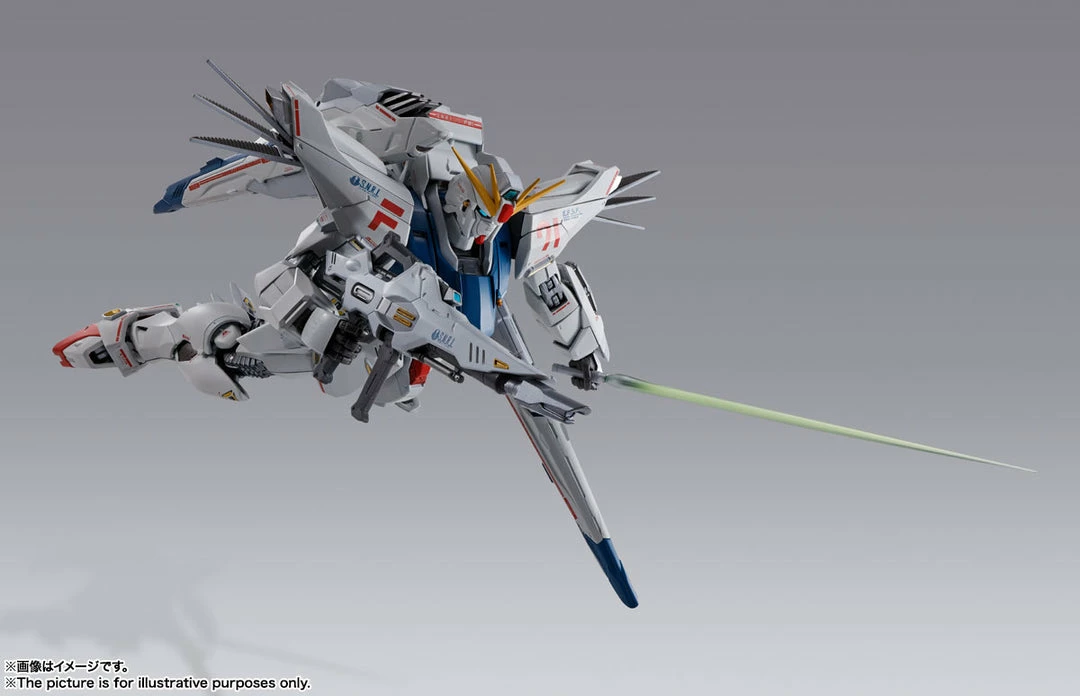 Maybang's Collectibles Bandai Gundam F91 Metal Build Gundam Formula 91 (Chronicle White Ver.) Exclusive Diecast Action Figure 2 Maybang's Collectibles Bandai Gundam F91 Metal Build Gundam Formula 91 (Chronicle White Ver.) Exclusive Diecast Action Figure