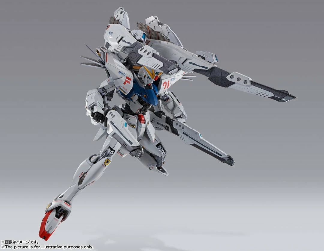 Maybang's Collectibles Bandai Gundam F91 Metal Build Gundam Formula 91 (Chronicle White Ver.) Exclusive Diecast Action Figure 3 Maybang's Collectibles Bandai Gundam F91 Metal Build Gundam Formula 91 (Chronicle White Ver.) Exclusive Diecast Action Figure