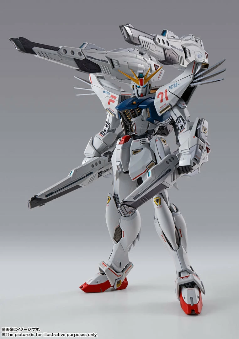 Maybang's Collectibles Bandai Gundam F91 Metal Build Gundam Formula 91 (Chronicle White Ver.) Exclusive Diecast Action Figure 4 Maybang's Collectibles Bandai Gundam F91 Metal Build Gundam Formula 91 (Chronicle White Ver.) Exclusive Diecast Action Figure