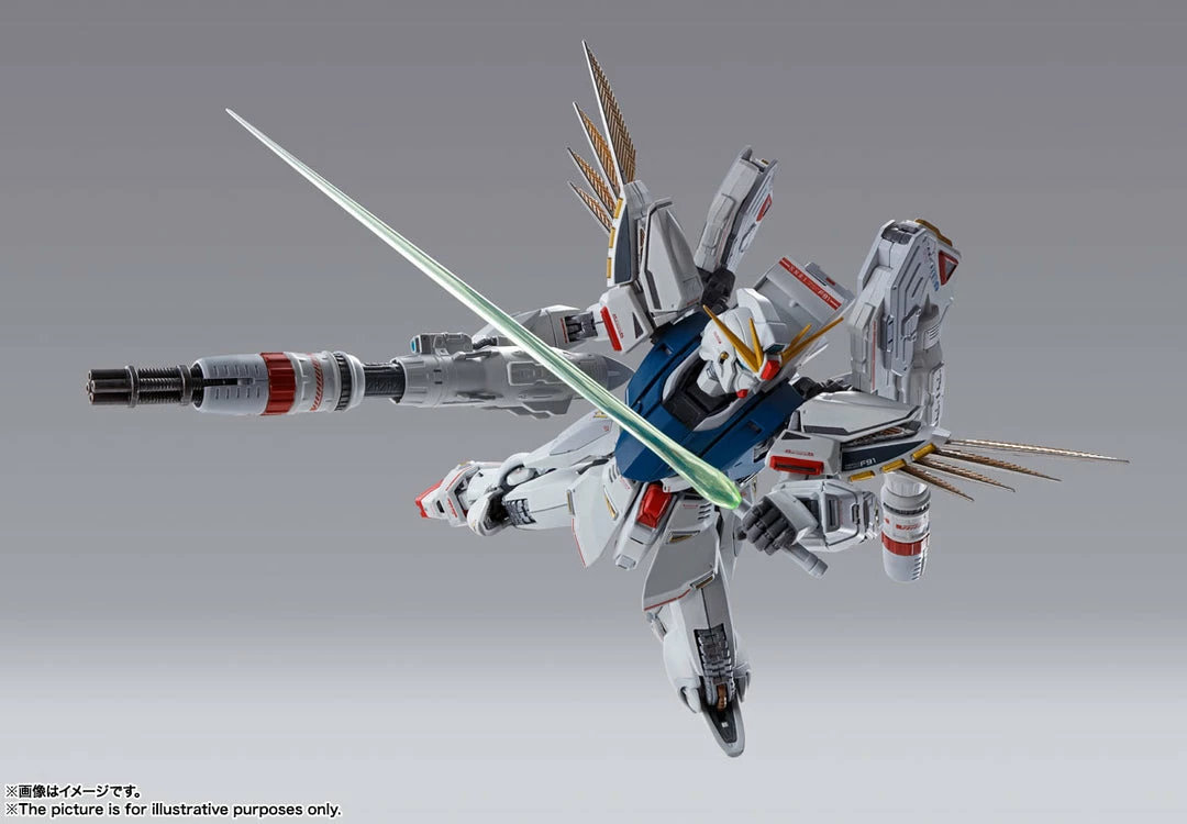 Maybang's Collectibles Bandai Gundam F91 Metal Build Gundam Formula 91 (Chronicle White Ver.) Exclusive Diecast Action Figure 11 Maybang's Collectibles Bandai Gundam F91 Metal Build Gundam Formula 91 (Chronicle White Ver.) Exclusive Diecast Action Figure