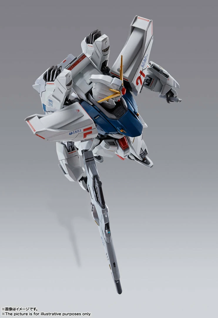 Maybang's Collectibles Bandai Gundam F91 Metal Build Gundam Formula 91 (Chronicle White Ver.) Exclusive Diecast Action Figure 12 Maybang's Collectibles Bandai Gundam F91 Metal Build Gundam Formula 91 (Chronicle White Ver.) Exclusive Diecast Action Figure