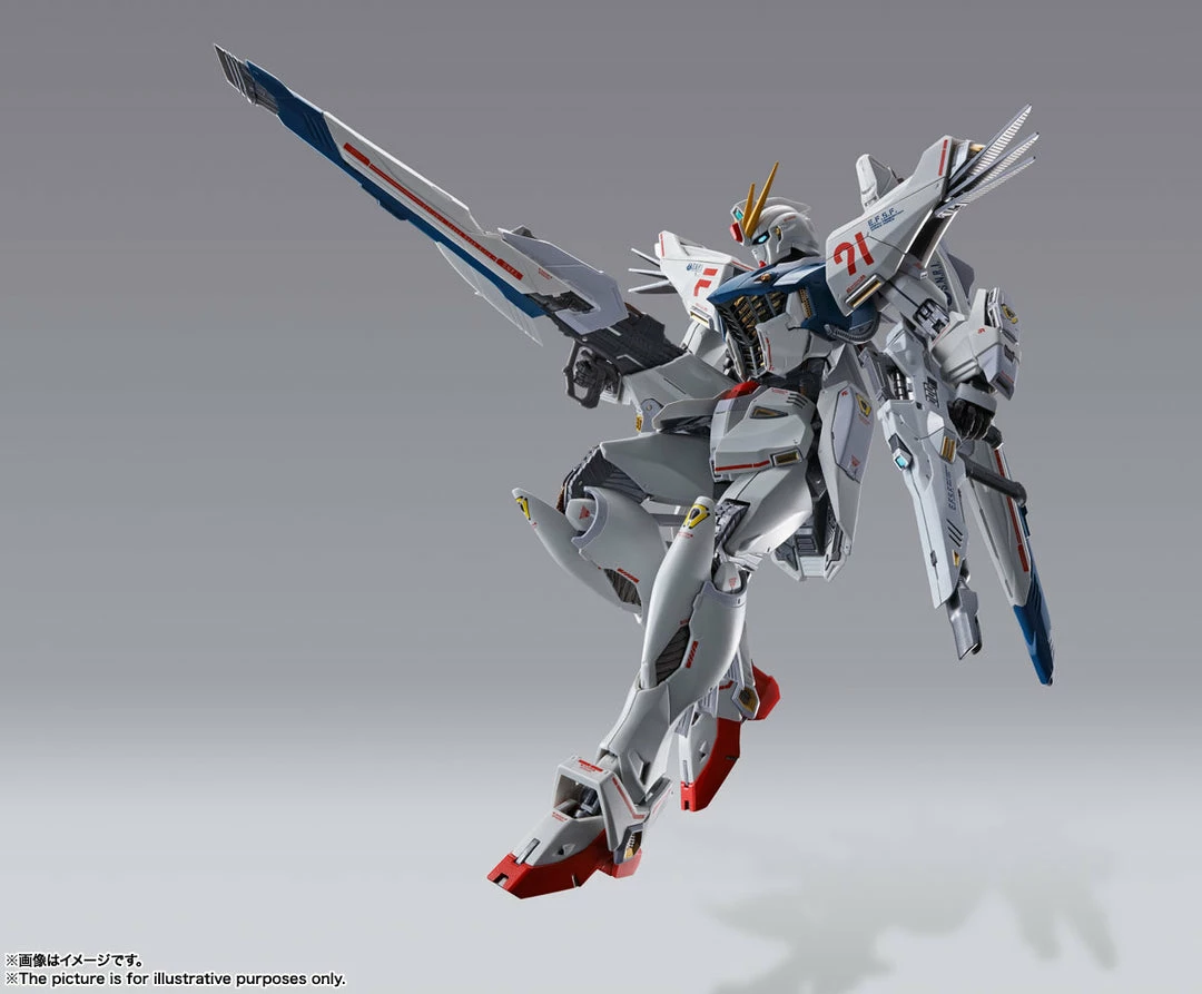 Maybang's Collectibles Bandai Gundam F91 Metal Build Gundam Formula 91 (Chronicle White Ver.) Exclusive Diecast Action Figure 13 Maybang's Collectibles Bandai Gundam F91 Metal Build Gundam Formula 91 (Chronicle White Ver.) Exclusive Diecast Action Figure