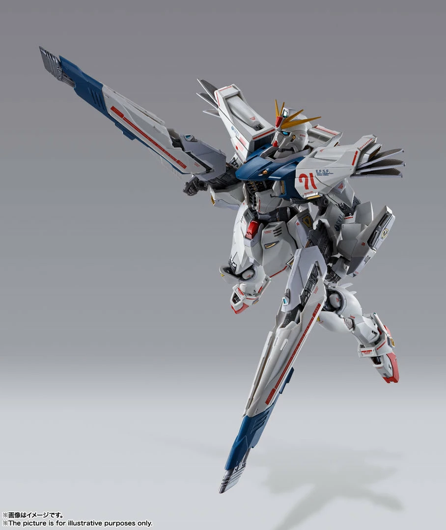 Maybang's Collectibles Bandai Gundam F91 Metal Build Gundam Formula 91 (Chronicle White Ver.) Exclusive Diecast Action Figure 14 Maybang's Collectibles Bandai Gundam F91 Metal Build Gundam Formula 91 (Chronicle White Ver.) Exclusive Diecast Action Figure