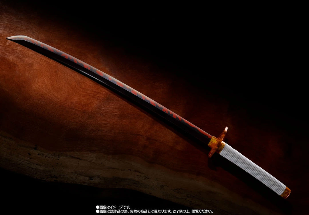 Maybang's Collectibles Bandai Tamashii Nations Demon Slayer Kimetsu No Yaiba Proplica Kyojuro Rengoku's Nichirin Sword Full Size Prop Replica 6 Maybang's Collectibles Bandai Tamashii Nations Demon Slayer Kimetsu No Yaiba Proplica Kyojuro Rengoku's Nichirin Sword Full Size Prop Replica