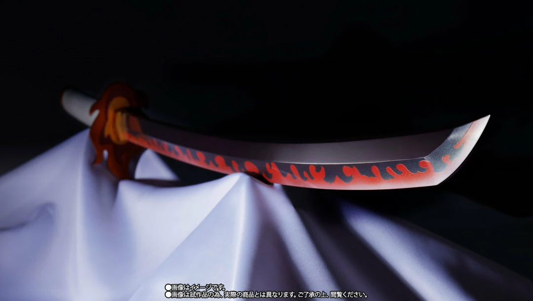 Maybang's Collectibles Bandai Tamashii Nations Demon Slayer Kimetsu No Yaiba Proplica Kyojuro Rengoku's Nichirin Sword Full Size Prop Replica 7 Maybang's Collectibles Bandai Tamashii Nations Demon Slayer Kimetsu No Yaiba Proplica Kyojuro Rengoku's Nichirin Sword Full Size Prop Replica