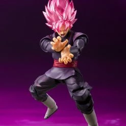 Maybang's Collectibles Bandai S.H.Figuarts Dragon Ball Super Super Goku Black Super Saiyan Rose Action Figure