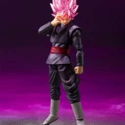 Maybang's Collectibles Bandai S.H.Figuarts Dragon Ball Super Super Goku Black Super Saiyan Rose Action Figure