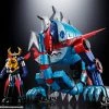 Maybang's Collectibles Bandai Soul Of Chogokin GX-100 Gaiking Legend Of Daiku-Maryu Gaiking & Daiku Maryu Diecast Action Figure