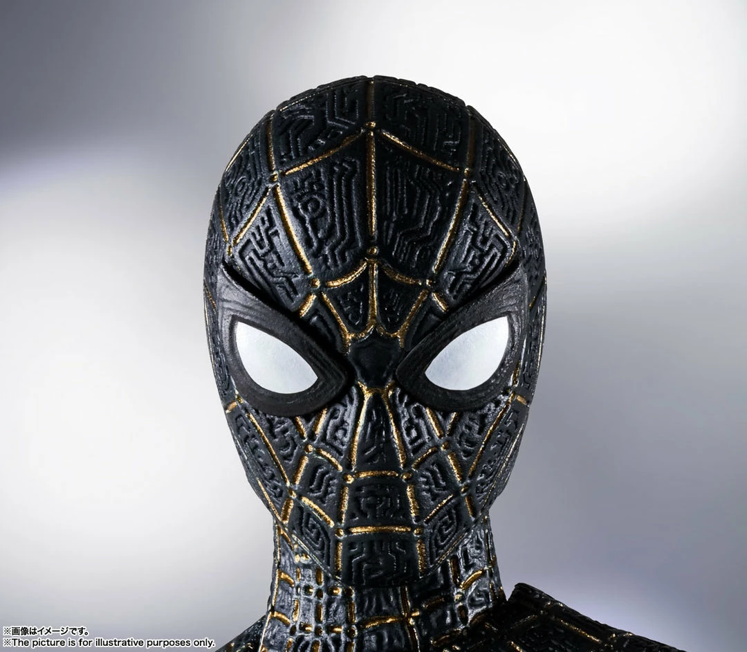 Maybang's Collectibles Bandai S.H.Figuarts Spider-Man No Way Home Spider-Man (Black & Gold Suit) Special Set With First Run Bonuses 9 Maybang's Collectibles Bandai S.H.Figuarts Spider-Man No Way Home Spider-Man (Black & Gold Suit) Special Set With First Run Bonuses