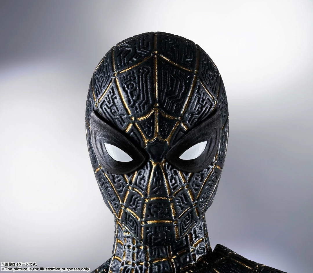 Maybang's Collectibles Bandai S.H.Figuarts Spider-Man No Way Home Spider-Man (Black & Gold Suit) Special Set With First Run Bonuses 11 Maybang's Collectibles Bandai S.H.Figuarts Spider-Man No Way Home Spider-Man (Black & Gold Suit) Special Set With First Run Bonuses