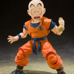 Maybang's Collectibles Bandai S.H.Figuarts Dragon Ball Z Krillin (Earth's Stongest Man) Action Figure
