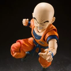 Maybang's Collectibles Bandai S.H.Figuarts Dragon Ball Z Krillin (Earth's Stongest Man) Action Figure
