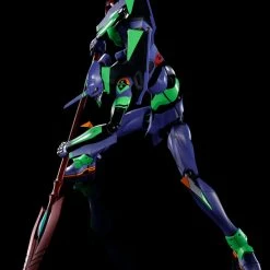 Maybang's Collectibles Bandai Rebuild Of Evangelion Dynaction EVA Unit-01 Test Type (3.0+1.0 Renewal Color) Action Figure