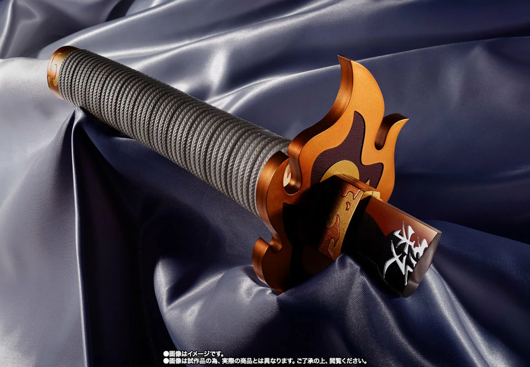 Maybang's Collectibles Bandai Demon Slayer Kimetsu No Yaiba Proplica Kyojuro Rengoku's Broken Nichirin Sword Prop Replica 5 Maybang's Collectibles Bandai Demon Slayer Kimetsu No Yaiba Proplica Kyojuro Rengoku's Broken Nichirin Sword Prop Replica