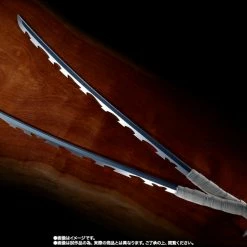 Maybang's Collectibles Bandai Demon Slayer Kimetsu No Yaiba Proplica Inosuke Hashibira Nichirin Swords Prop Replica