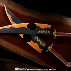 Maybang's Collectibles Bandai Spirits Tamashii Nations Demon Slayer: Kimetsu No Yaiba Proplica Tengen Uzui's Nichirin Swords Prop Replicas