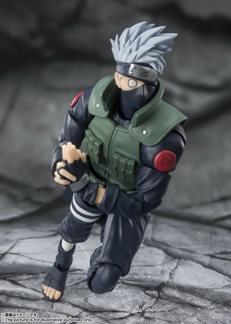 Maybang's Collectibles Bandai S.H.Figuarts Naruto Shippuden Kakashi Hatake (Famed Sharingan Hero) Action Figure 9 Maybang's Collectibles Bandai S.H.Figuarts Naruto Shippuden Kakashi Hatake (Famed Sharingan Hero) Action Figure