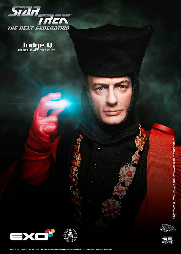 Maybang's Collectibles EXO-6 Star Trek The Next Generation Judge Q 1/6 Scale 12" Collectible Figure Others 4 Maybang's Collectibles EXO-6 Star Trek The Next Generation Judge Q 1/6 Scale 12" Collectible Figure Others