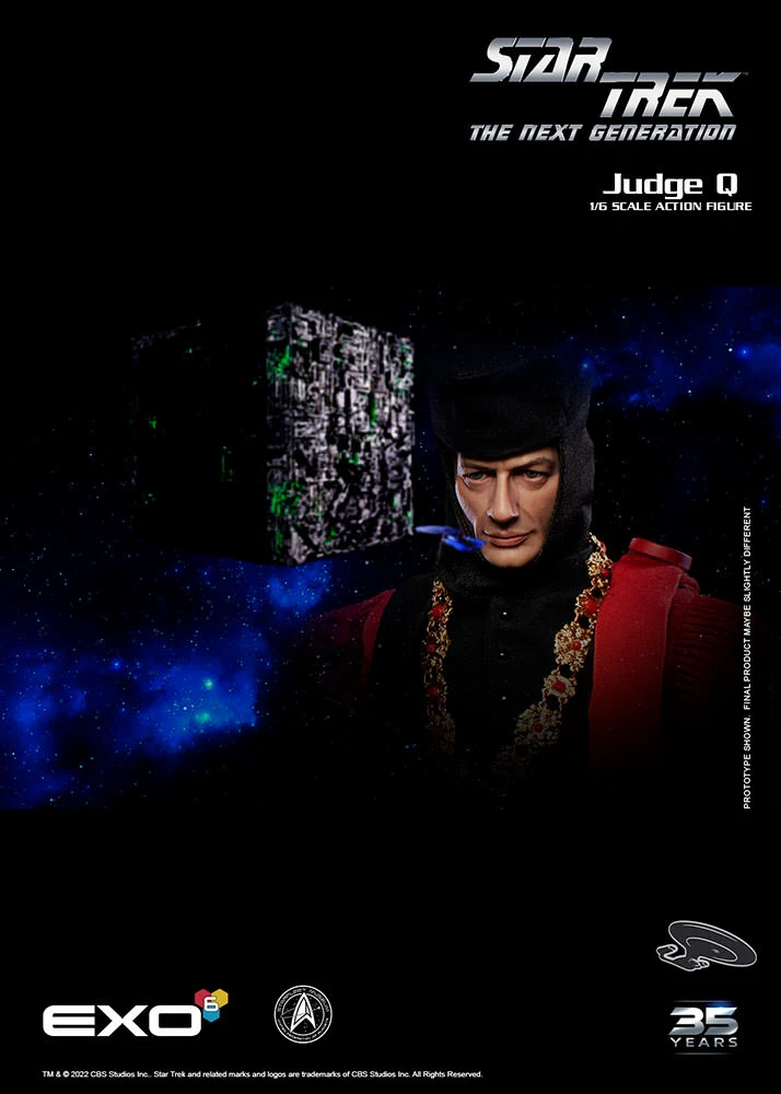 Maybang's Collectibles EXO-6 Star Trek The Next Generation Judge Q 1/6 Scale 12" Collectible Figure Others 5 Maybang's Collectibles EXO-6 Star Trek The Next Generation Judge Q 1/6 Scale 12" Collectible Figure Others