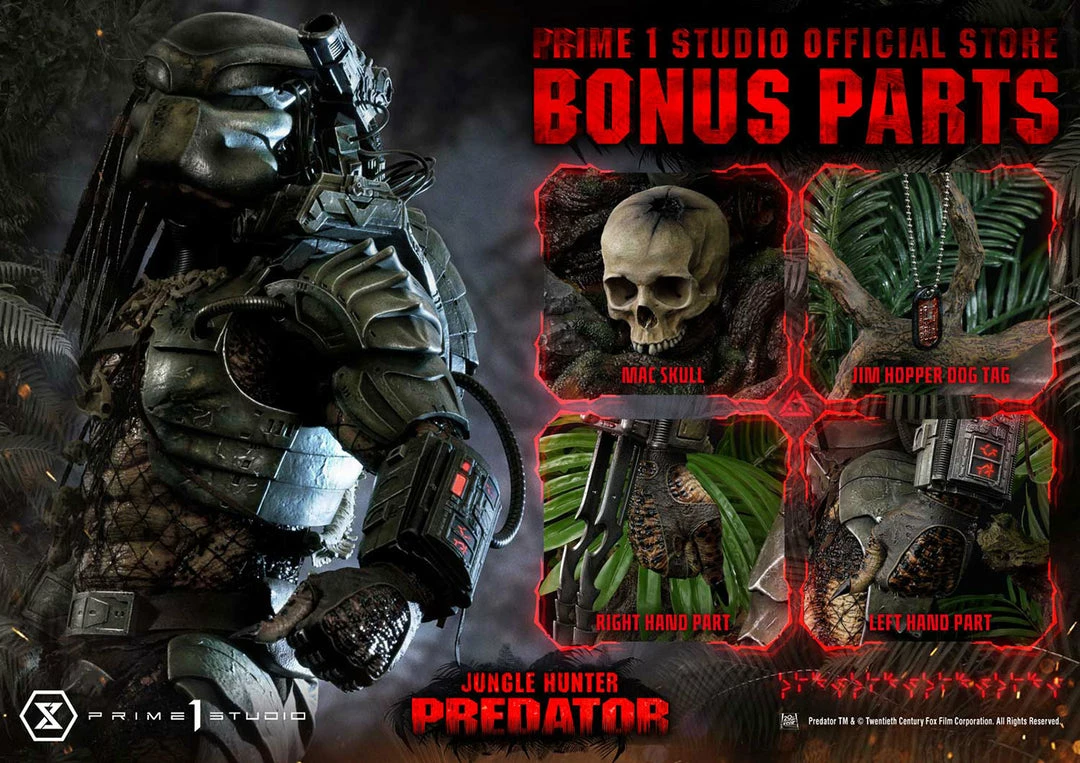 Maybang's Collectibles Prime 1 Studio Predator 1987 Museum Masterline Jungle Hunter Predator (Deluxe Version) 1/3 Scale Statue 5 Maybang's Collectibles Prime 1 Studio Predator 1987 Museum Masterline Jungle Hunter Predator (Deluxe Version) 1/3 Scale Statue