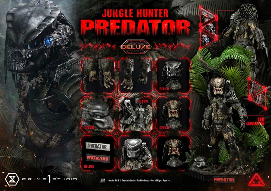 Maybang's Collectibles Prime 1 Studio Predator 1987 Museum Masterline Jungle Hunter Predator (Deluxe Version) 1/3 Scale Statue 26 Maybang's Collectibles Prime 1 Studio Predator 1987 Museum Masterline Jungle Hunter Predator (Deluxe Version) 1/3 Scale Statue