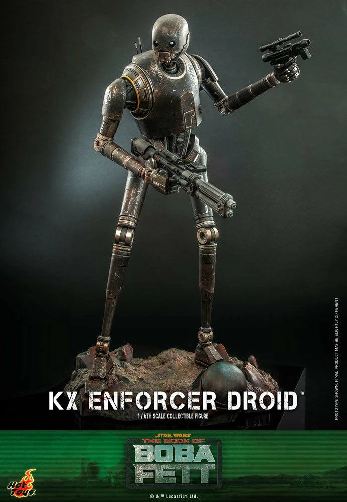 Maybang's Collectibles Hot Toys Star Wars: The Book Of Boba Fett KX Enforcer Droid 1/6 Scale Collectibles Figure 5 Maybang's Collectibles Hot Toys Star Wars: The Book Of Boba Fett KX Enforcer Droid 1/6 Scale Collectibles Figure