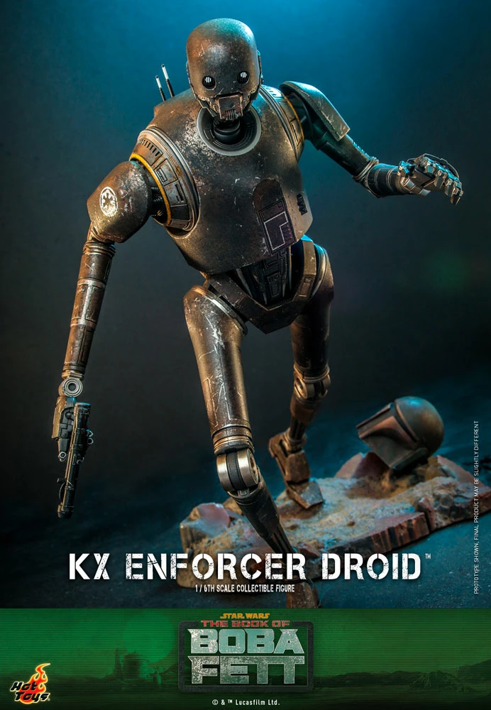 Maybang's Collectibles Hot Toys Star Wars: The Book Of Boba Fett KX Enforcer Droid 1/6 Scale Collectibles Figure 6 Maybang's Collectibles Hot Toys Star Wars: The Book Of Boba Fett KX Enforcer Droid 1/6 Scale Collectibles Figure