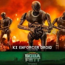 Maybang's Collectibles Hot Toys Star Wars: The Book Of Boba Fett KX Enforcer Droid 1/6 Scale Collectibles Figure 28 Maybang's Collectibles Hot Toys Star Wars: The Book Of Boba Fett KX Enforcer Droid 1/6 Scale Collectibles Figure
