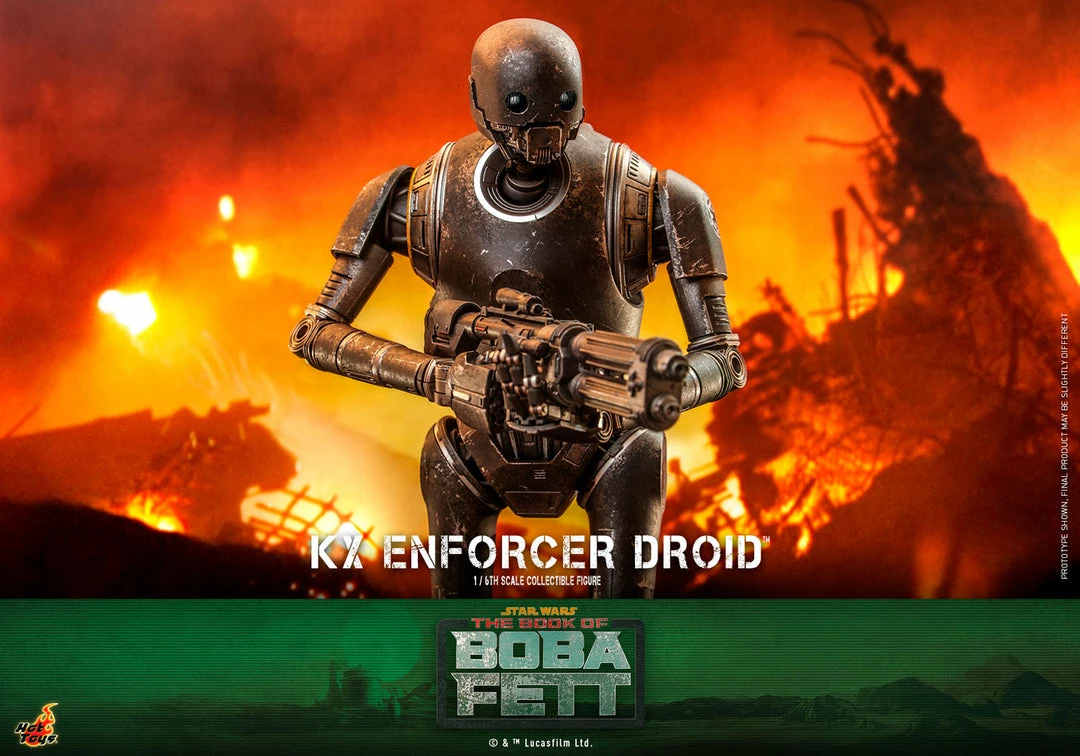 Maybang's Collectibles Hot Toys Star Wars: The Book Of Boba Fett KX Enforcer Droid 1/6 Scale Collectibles Figure 11 Maybang's Collectibles Hot Toys Star Wars: The Book Of Boba Fett KX Enforcer Droid 1/6 Scale Collectibles Figure