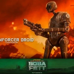 Maybang's Collectibles Hot Toys Star Wars: The Book Of Boba Fett KX Enforcer Droid 1/6 Scale Collectibles Figure 30 Maybang's Collectibles Hot Toys Star Wars: The Book Of Boba Fett KX Enforcer Droid 1/6 Scale Collectibles Figure