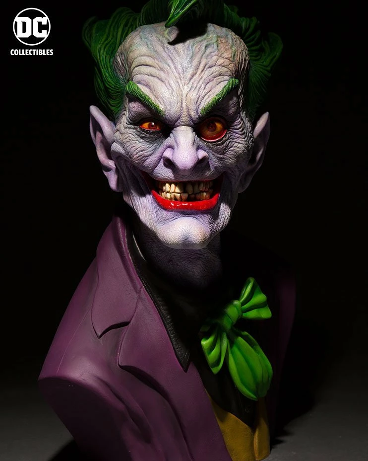 Maybang's Collectibles DC Comics Collectibles 1:1 Scale - DC Gallery: Rick Baker The Joker Bust (Standard Edition) 2 Maybang's Collectibles DC Comics Collectibles 1:1 Scale - DC Gallery: Rick Baker The Joker Bust (Standard Edition)