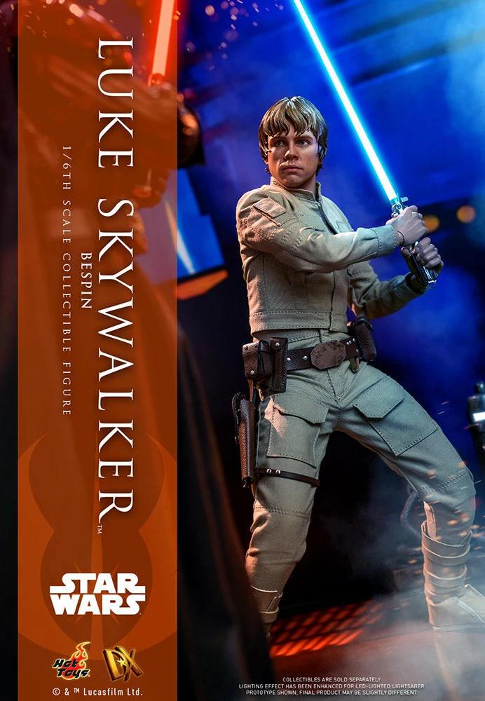 Maybang's Collectibles Hot Toys Star Wars The Empire Strike Back DX Series Luke Skywalker (Bespin) 1/6 Scale 12" Collectible Figure 1 Maybang's Collectibles Hot Toys Star Wars The Empire Strike Back DX Series Luke Skywalker (Bespin) 1/6 Scale 12" Collectible Figure
