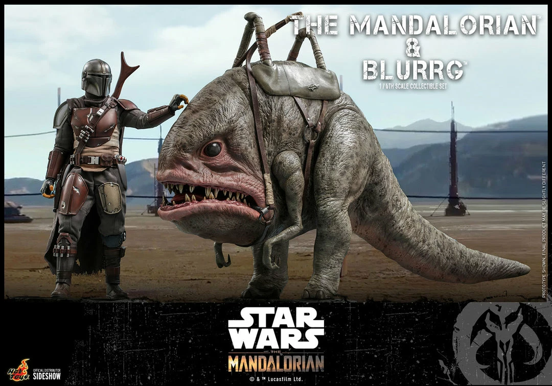 Maybang's Collectibles Hot Toys Star Wars The Mandalorian - Television Masterpiece Series Mandalorian & Blurrg 1/6 Scale Collectible Figure Set 10 Maybang's Collectibles Hot Toys Star Wars The Mandalorian - Television Masterpiece Series Mandalorian & Blurrg 1/6 Scale Collectible Figure Set