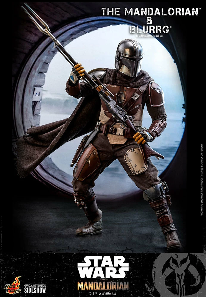 Maybang's Collectibles Hot Toys Star Wars The Mandalorian - Television Masterpiece Series Mandalorian & Blurrg 1/6 Scale Collectible Figure Set 11 Maybang's Collectibles Hot Toys Star Wars The Mandalorian - Television Masterpiece Series Mandalorian & Blurrg 1/6 Scale Collectible Figure Set