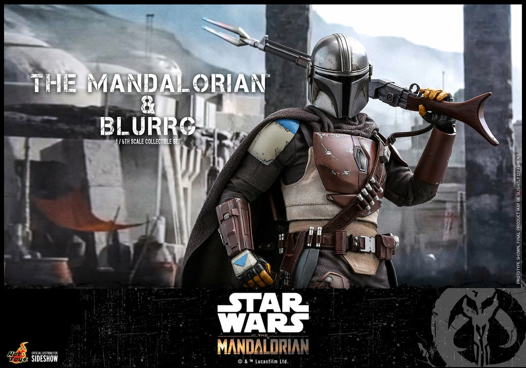 Maybang's Collectibles Hot Toys Star Wars The Mandalorian - Television Masterpiece Series Mandalorian & Blurrg 1/6 Scale Collectible Figure Set 13 Maybang's Collectibles Hot Toys Star Wars The Mandalorian - Television Masterpiece Series Mandalorian & Blurrg 1/6 Scale Collectible Figure Set