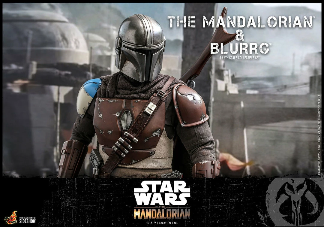 Maybang's Collectibles Hot Toys Star Wars The Mandalorian - Television Masterpiece Series Mandalorian & Blurrg 1/6 Scale Collectible Figure Set 14 Maybang's Collectibles Hot Toys Star Wars The Mandalorian - Television Masterpiece Series Mandalorian & Blurrg 1/6 Scale Collectible Figure Set