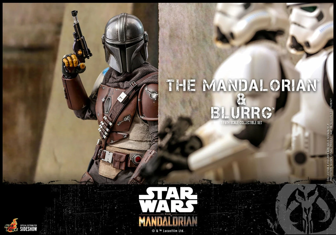 Maybang's Collectibles Hot Toys Star Wars The Mandalorian - Television Masterpiece Series Mandalorian & Blurrg 1/6 Scale Collectible Figure Set 15 Maybang's Collectibles Hot Toys Star Wars The Mandalorian - Television Masterpiece Series Mandalorian & Blurrg 1/6 Scale Collectible Figure Set