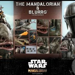 Maybang's Collectibles Hot Toys Star Wars The Mandalorian - Television Masterpiece Series Mandalorian & Blurrg 1/6 Scale Collectible Figure Set 31 Maybang's Collectibles Hot Toys Star Wars The Mandalorian - Television Masterpiece Series Mandalorian & Blurrg 1/6 Scale Collectible Figure Set