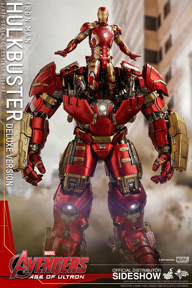 Maybang's Collectibles Hot Toys Marvel Avengers Age Of Ultron Hulkbuster (Deluxe Version) 1/6 Scale Collectible Figure 6 Maybang's Collectibles Hot Toys Marvel Avengers Age Of Ultron Hulkbuster (Deluxe Version) 1/6 Scale Collectible Figure
