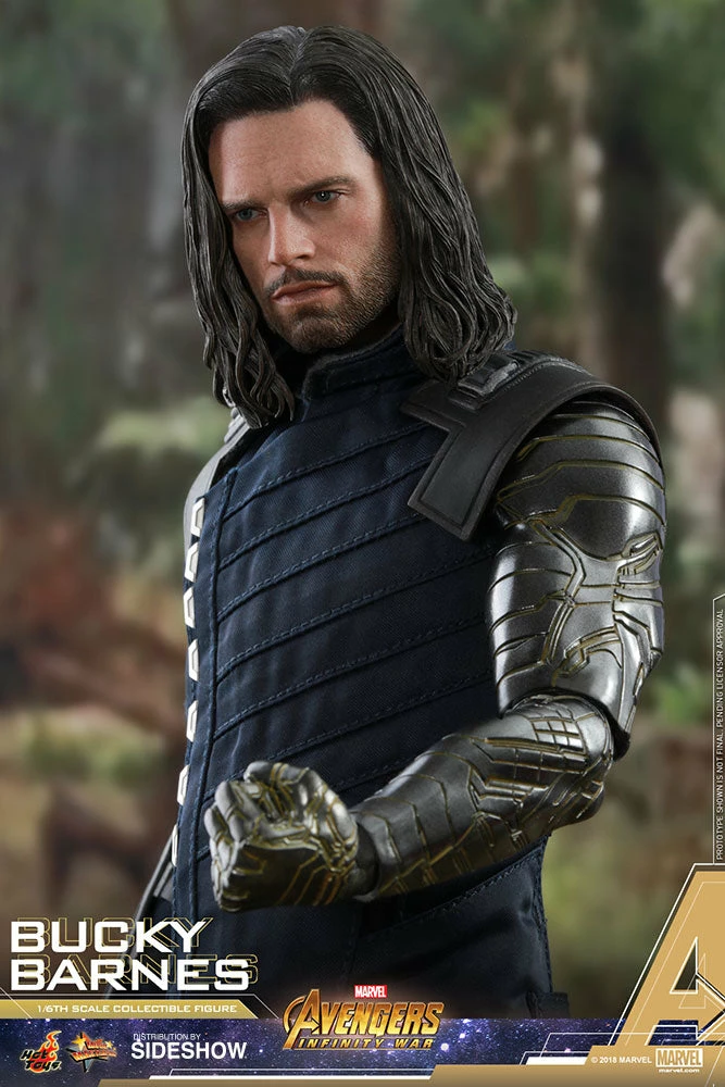 Maybang's Collectibles Hot Toys Marvel Avengers Infinity War Bucky Barnes Winter Soldier 1/6 Scale 12" Action Figure 10 Maybang's Collectibles Hot Toys Marvel Avengers Infinity War Bucky Barnes Winter Soldier 1/6 Scale 12" Action Figure