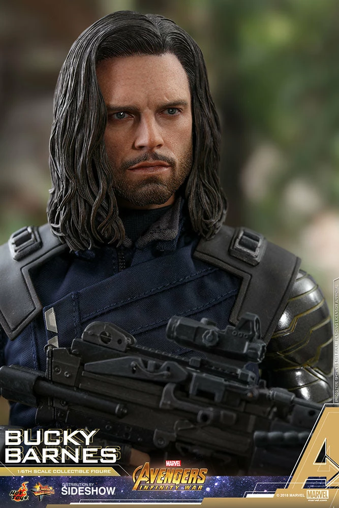 Maybang's Collectibles Hot Toys Marvel Avengers Infinity War Bucky Barnes Winter Soldier 1/6 Scale 12" Action Figure 11 Maybang's Collectibles Hot Toys Marvel Avengers Infinity War Bucky Barnes Winter Soldier 1/6 Scale 12" Action Figure