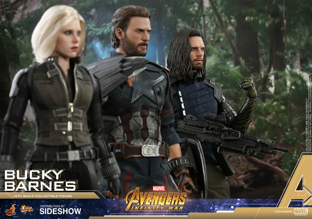 Maybang's Collectibles Hot Toys Marvel Avengers Infinity War Bucky Barnes Winter Soldier 1/6 Scale 12" Action Figure 12 Maybang's Collectibles Hot Toys Marvel Avengers Infinity War Bucky Barnes Winter Soldier 1/6 Scale 12" Action Figure