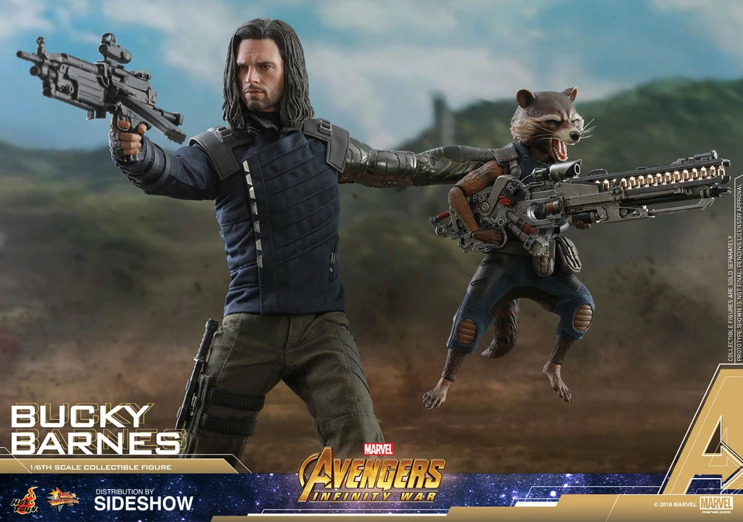 Maybang's Collectibles Hot Toys Marvel Avengers Infinity War Bucky Barnes Winter Soldier 1/6 Scale 12" Action Figure 13 Maybang's Collectibles Hot Toys Marvel Avengers Infinity War Bucky Barnes Winter Soldier 1/6 Scale 12" Action Figure